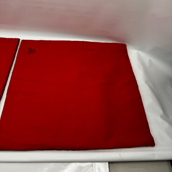 Christmas Glass Beaded Chargers 3 Red 3 Green Square 14x14" by RLK Leila's READ - Picture 13 of 13